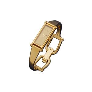 Gucci 1500L Horsebit Gold Quartz Bracelet Watch